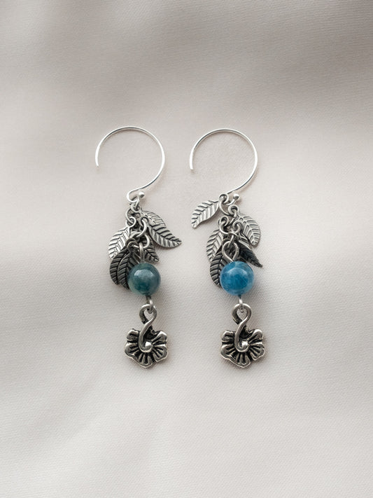 Apatite Floral Dangle