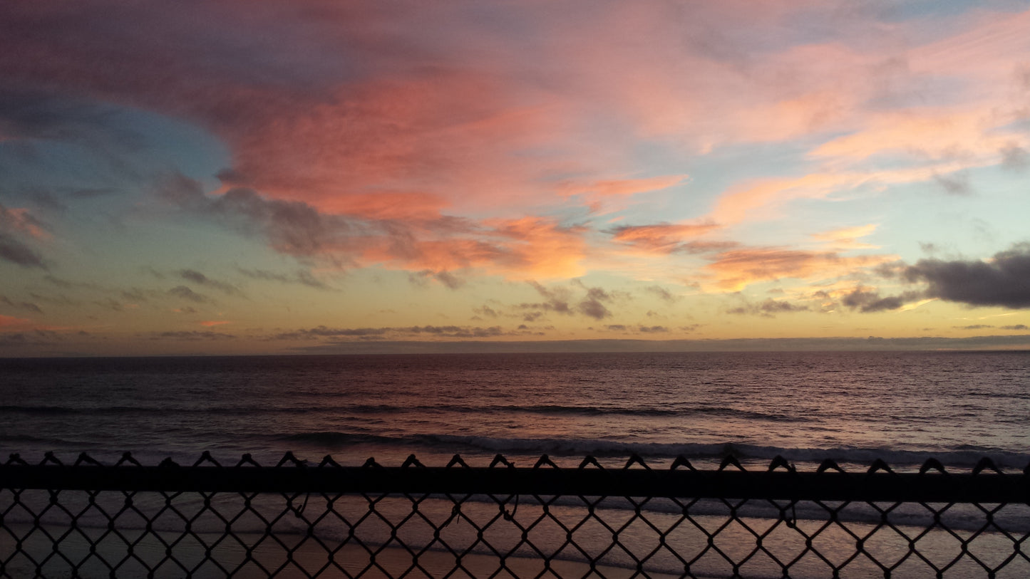 Sunsets 2 South Carlsbad State Beach, Carlsbad, California Cards