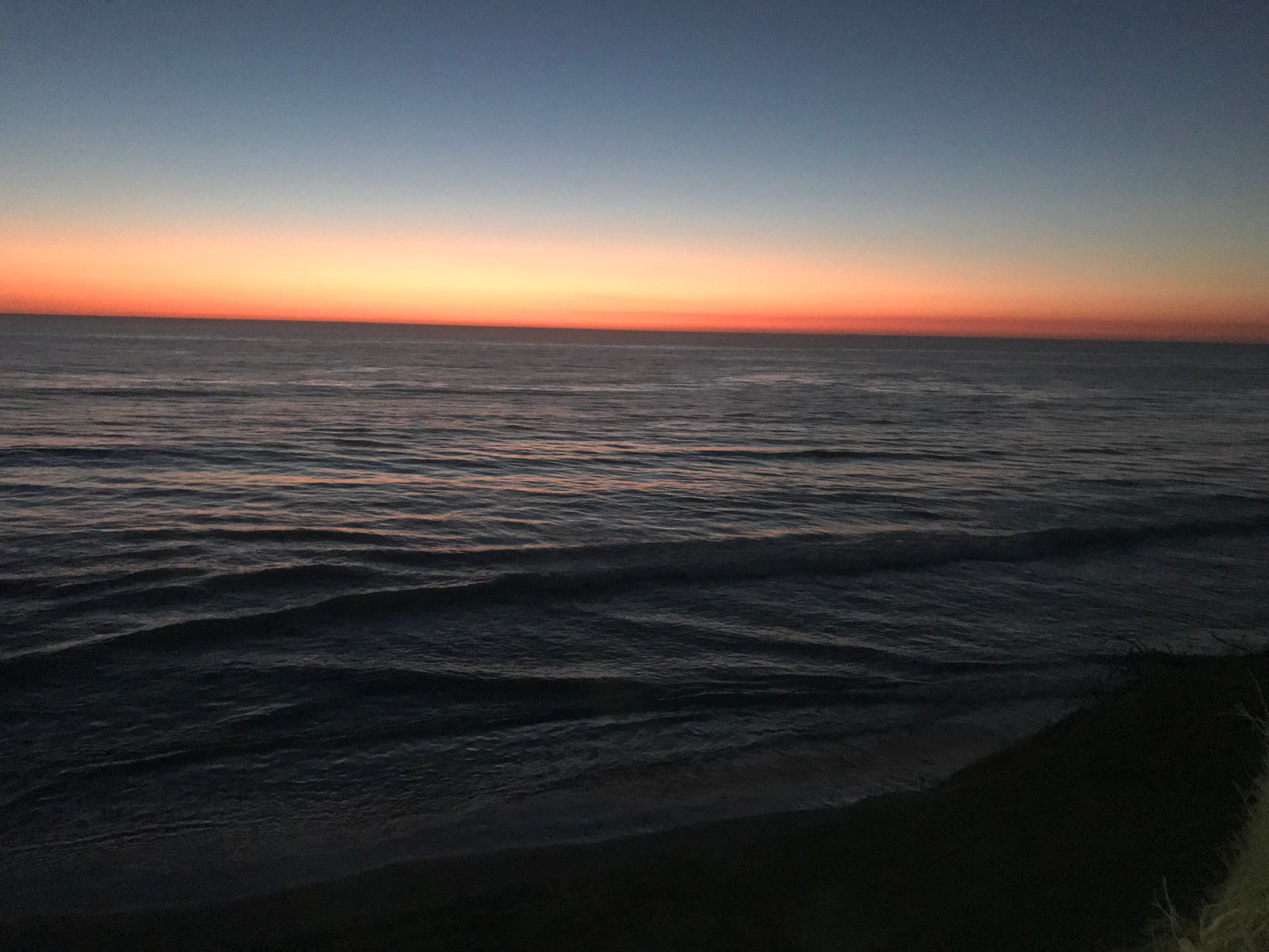 Sunsets of South Carlsbad State Beach, Carlsbad, California Cards