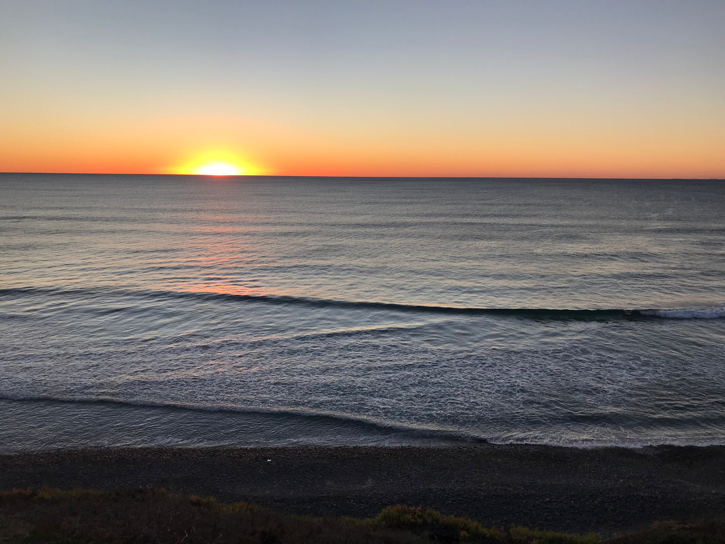 Sunsets 2 South Carlsbad State Beach, Carlsbad, California Cards